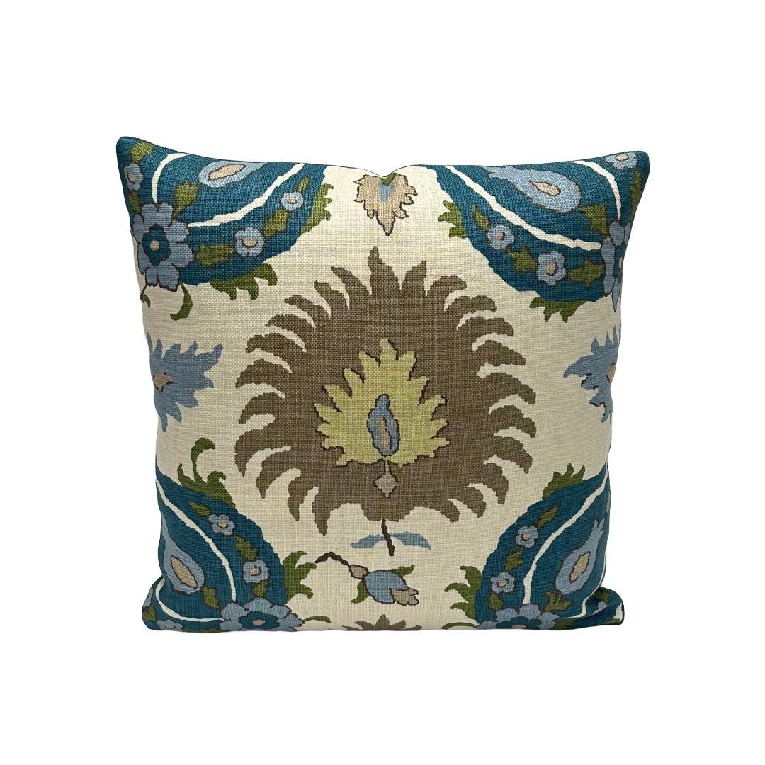 Brunschwig & Fils - Kashmiri in Teal/Blue/Taupe