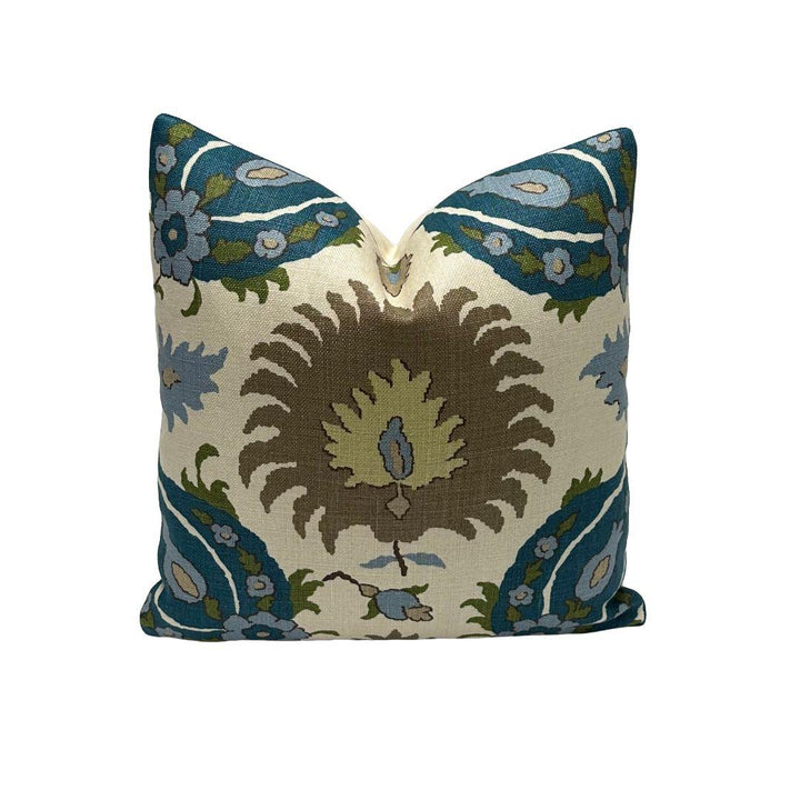 Brunschwig & Fils - Kashmiri in Teal/Blue/Taupe