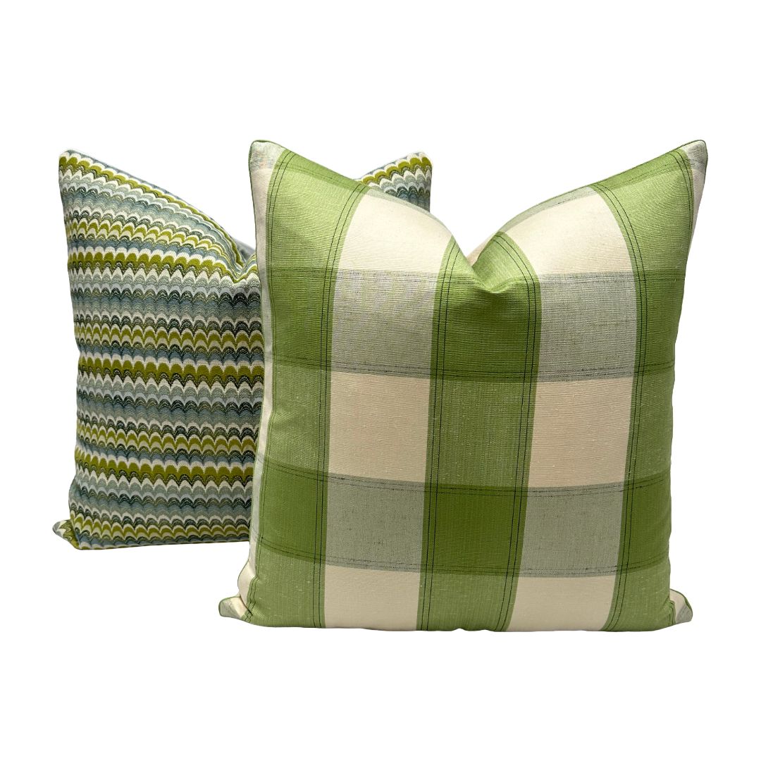 Estate Windowpane in Leaf Green