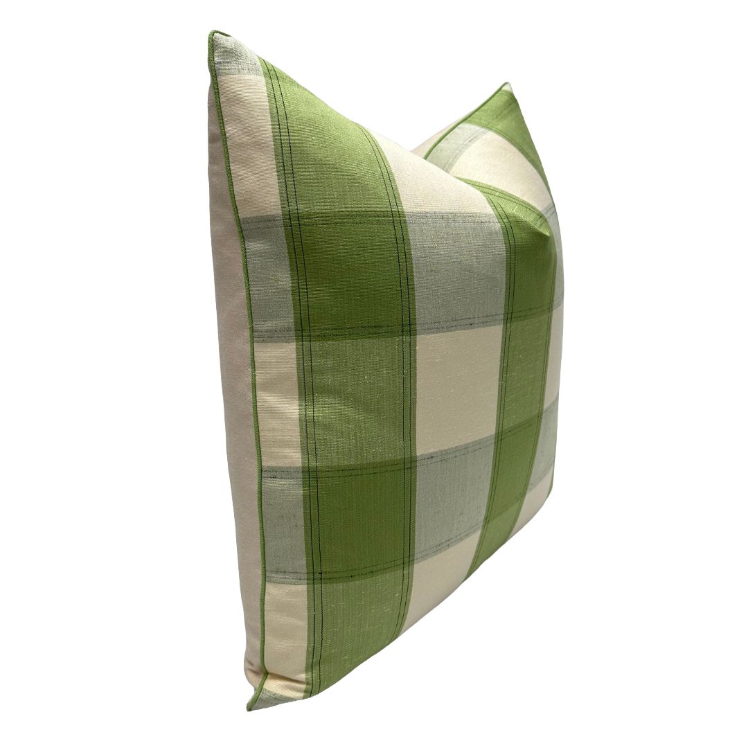 Estate Windowpane in Leaf Green