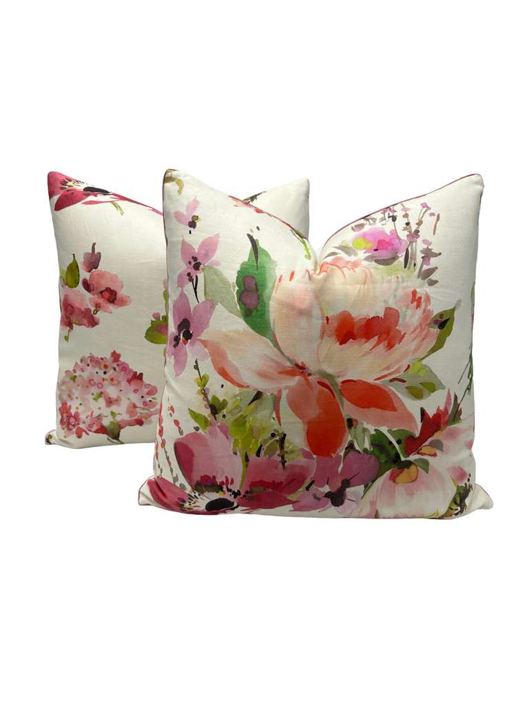 Carleton V - Checkitout in Salmon/Pink