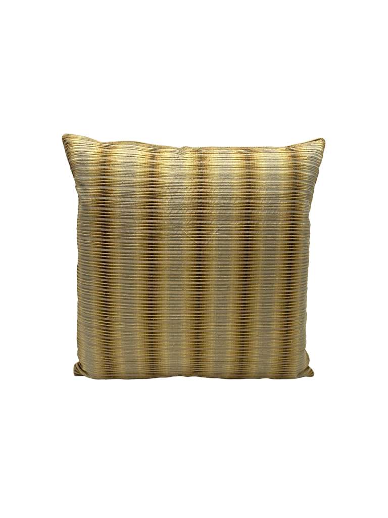 Silk Weave Stripe in Antique Gold
