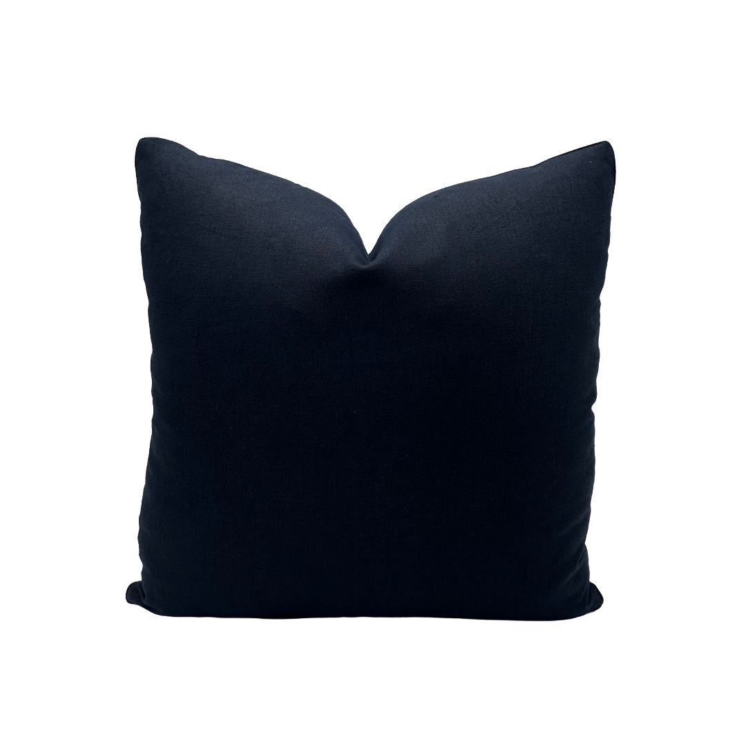 Plain Linen in Deep Navy