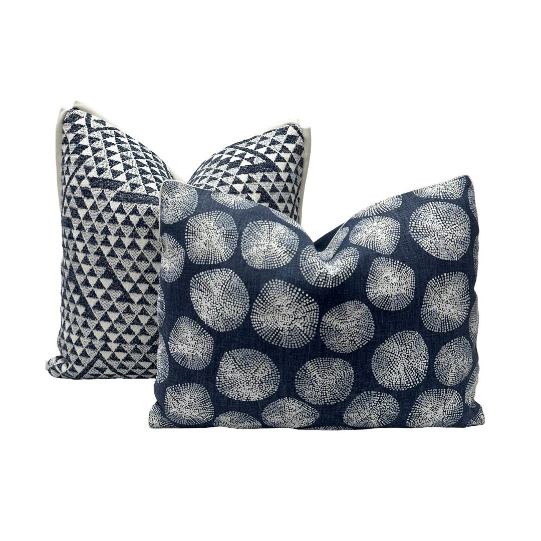 Atlas Shape Math Atlas Geometry in Indigo – Refined Pillows