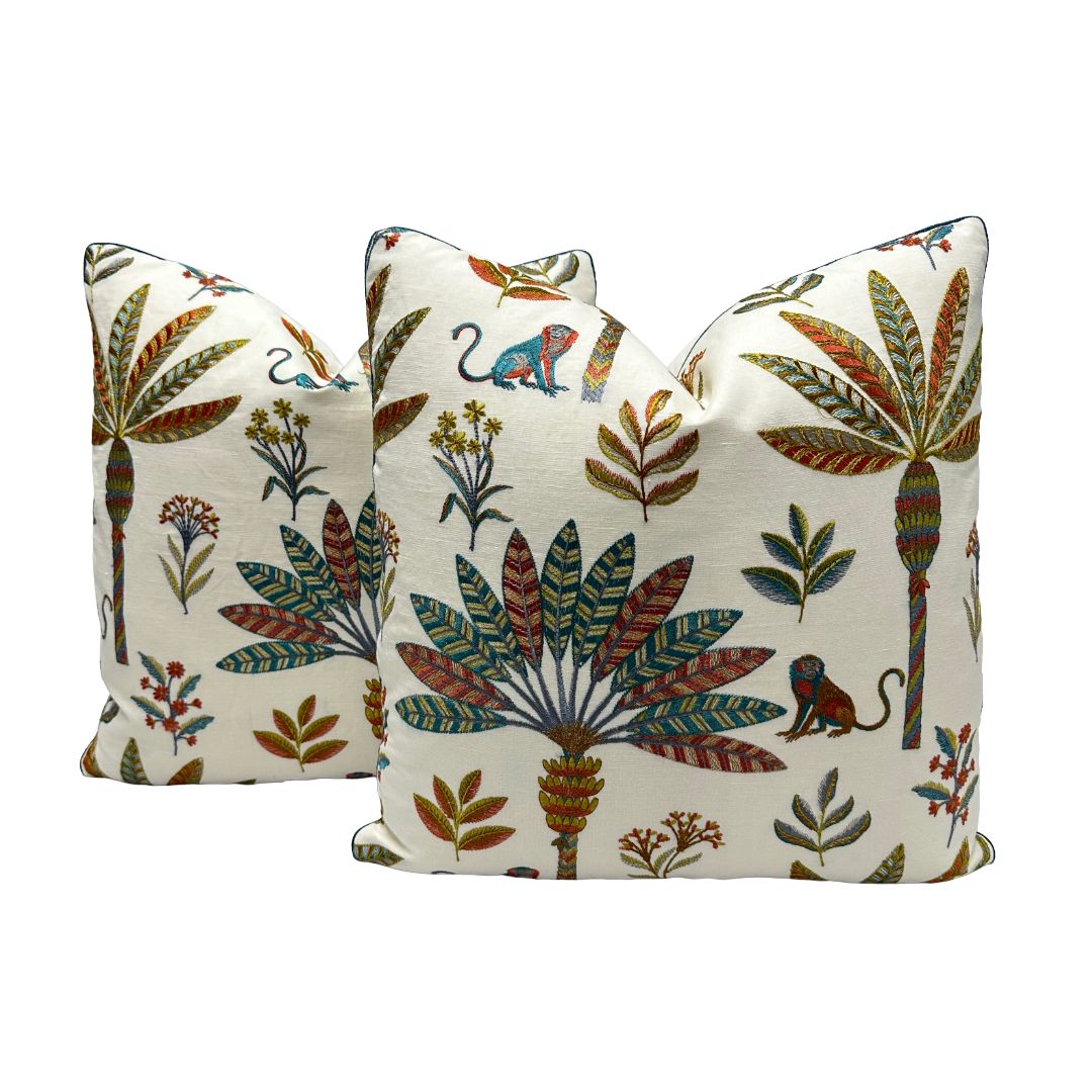 Colefax & Fowler - Zanzibar in Multi - Embroidery