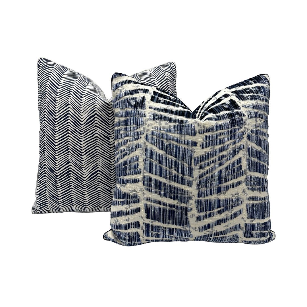 Quadrille - Petite Zig Zag in Navy