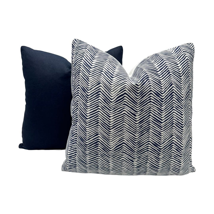 Quadrille - Petite Zig Zag in Navy