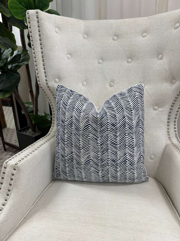 Quadrille - Petite Zig Zag in Navy