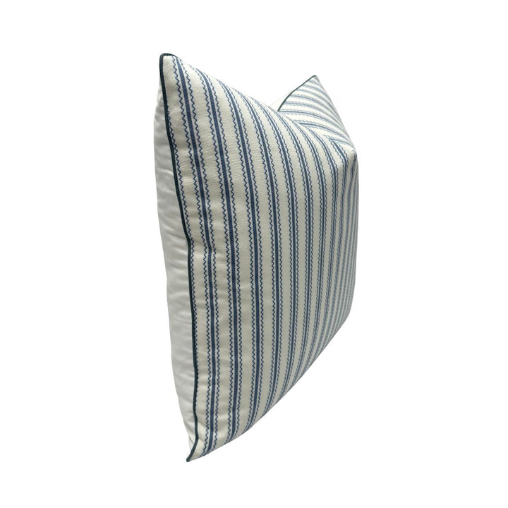 Schumacher - Birdie Ticking Stripe in Indigo