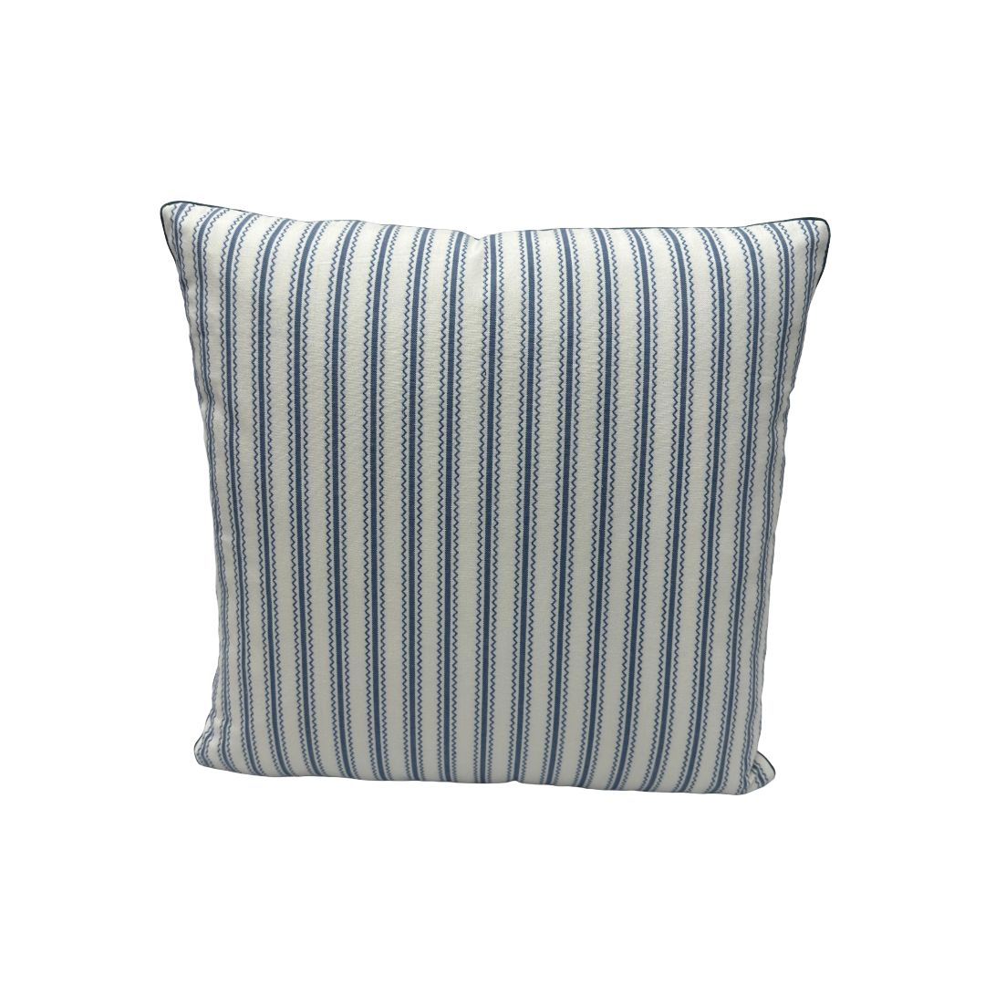 Schumacher - Birdie Ticking Stripe in Indigo
