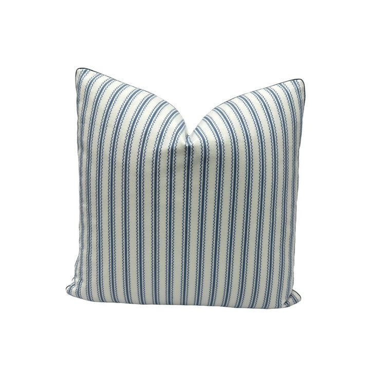Schumacher - Birdie Ticking Stripe in Indigo