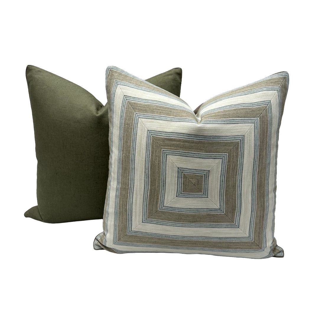 Colefax & Fowler - Romaine Stripe in Stone