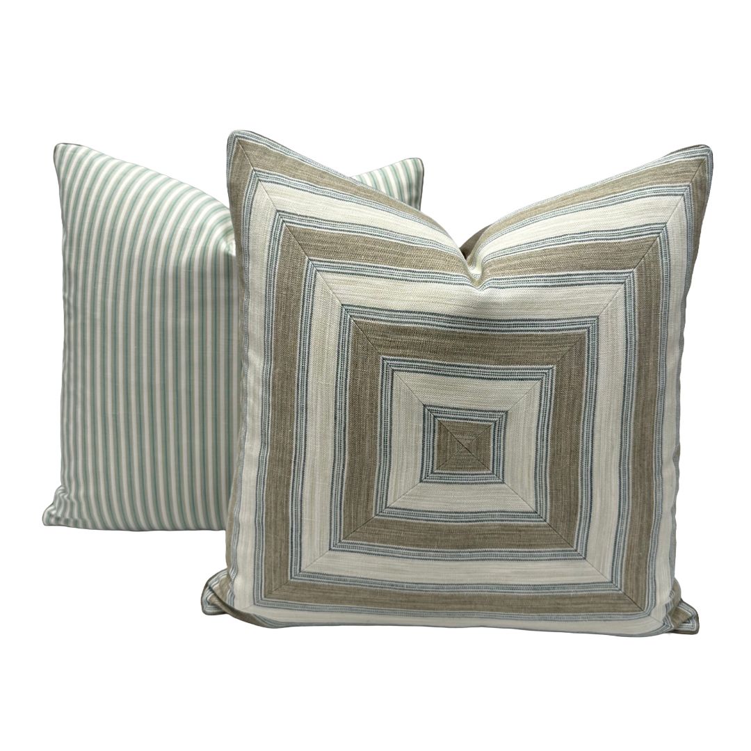 Colefax & Fowler - Romaine Stripe in Stone