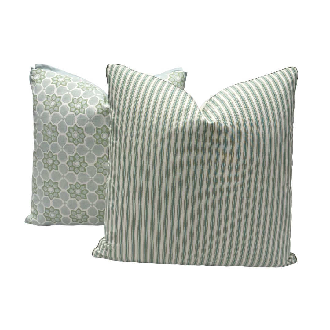 Colefax & Fowler - Elmscott Stripe in Emerald