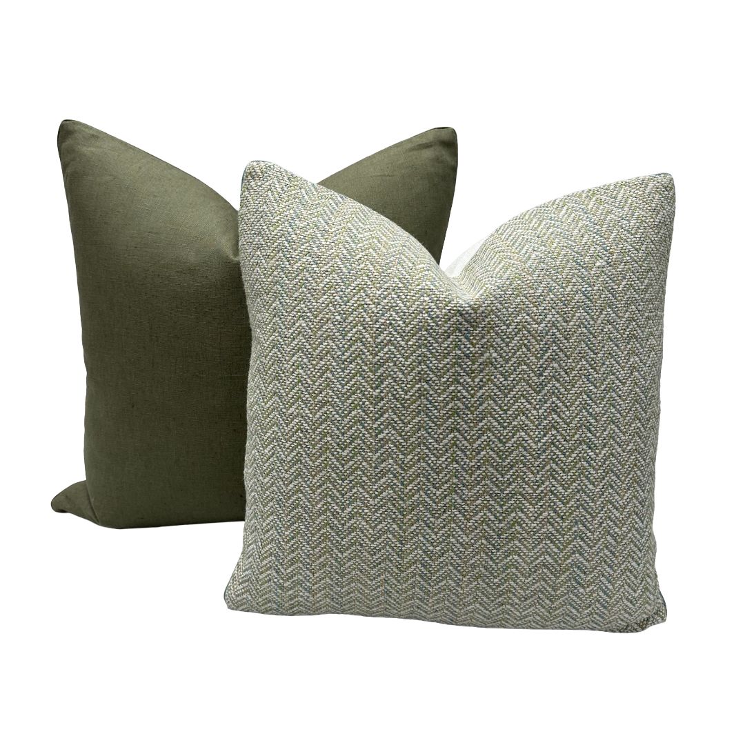 Colefax & Fowler - Doria in Fern/Aqua