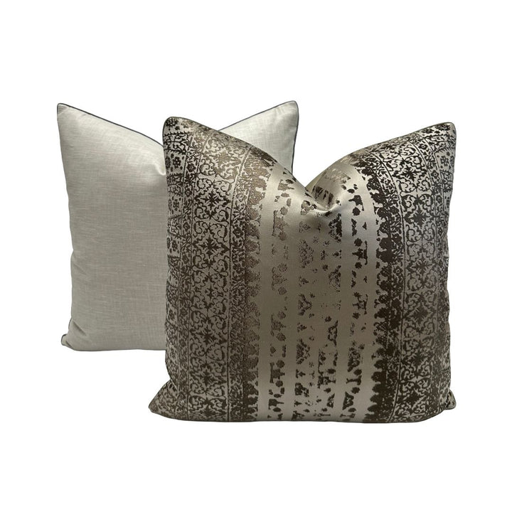 Palazzo Stripe in Warm Grey