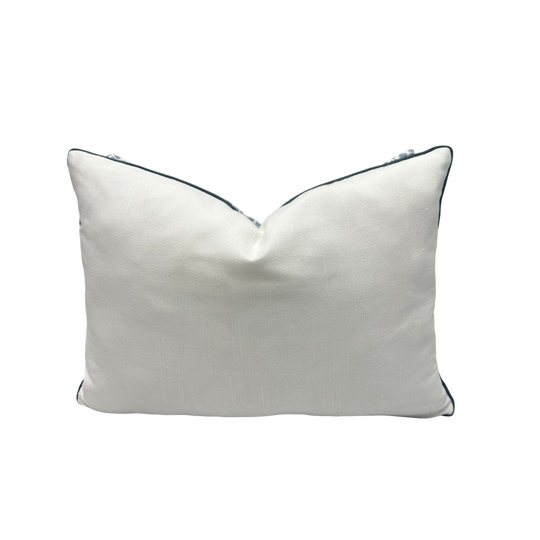 Lee Jofa - Kaya II in Sky with Tape Trim and Ruffle Tape