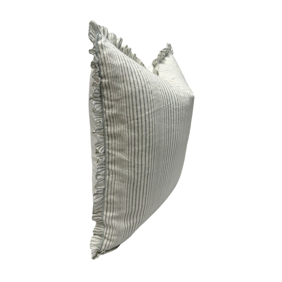 Cowtan & Tout - Somerton Stripe in Aqua