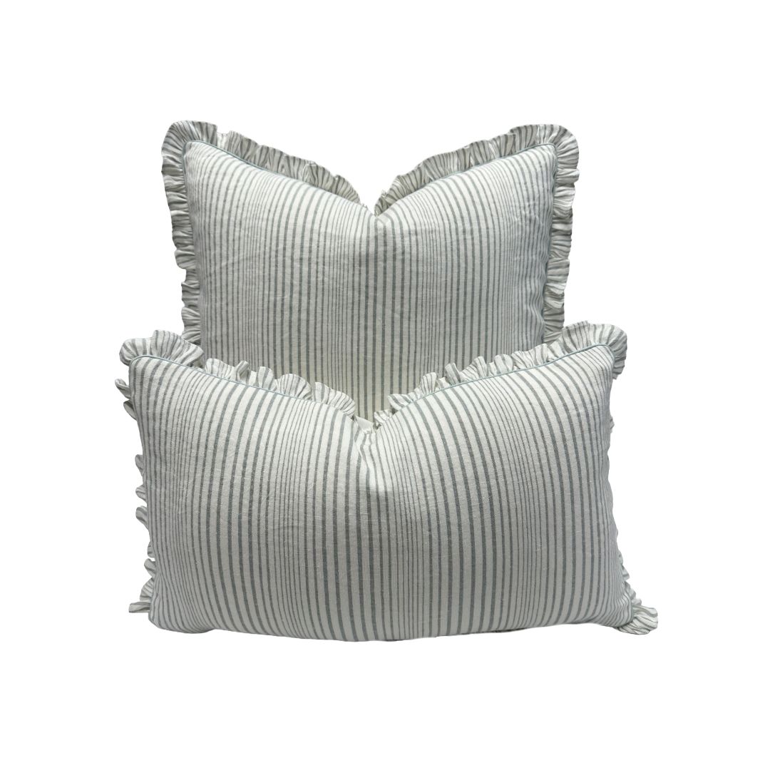 Cowtan & Tout - Somerton Stripe in Aqua