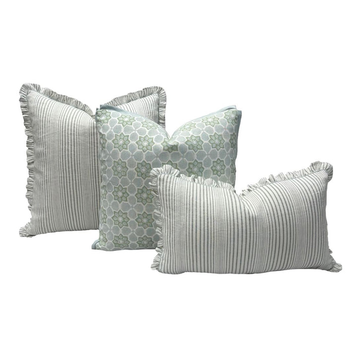 Cowtan & Tout - Somerton Stripe in Aqua