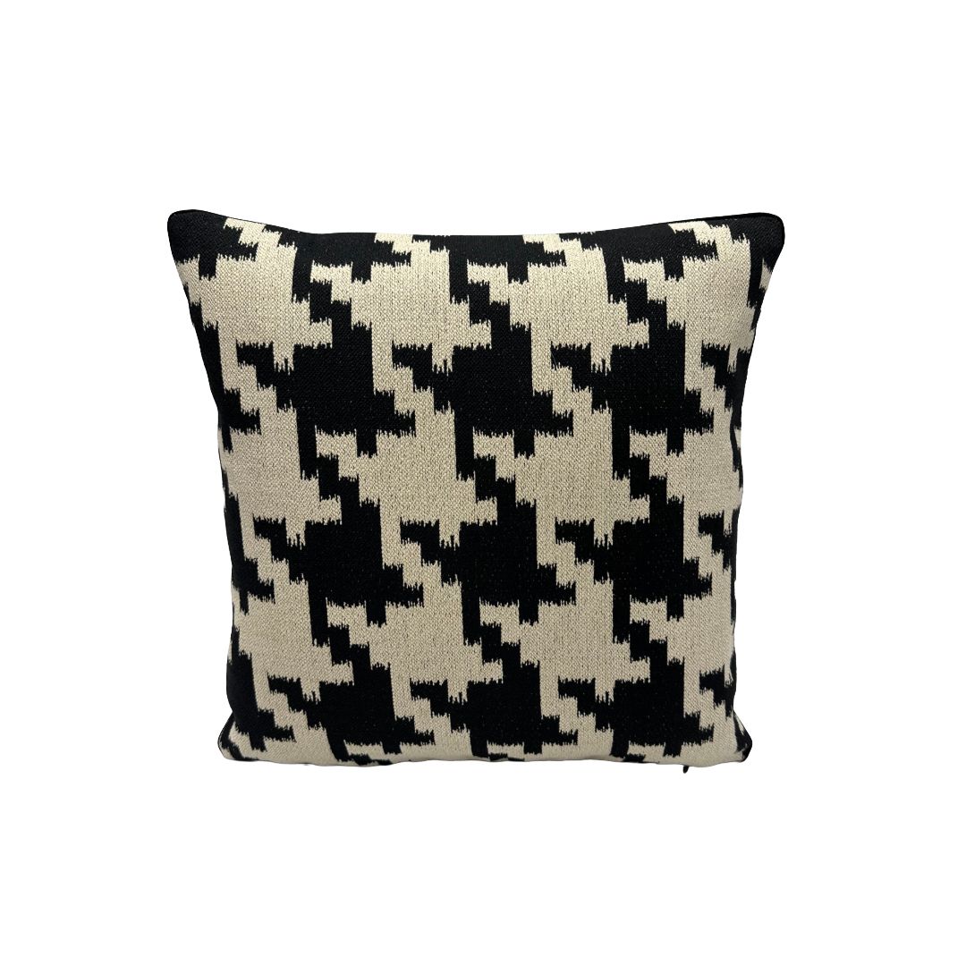 Midnight Houndstooth in Black