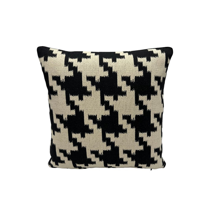 Midnight Houndstooth in Black