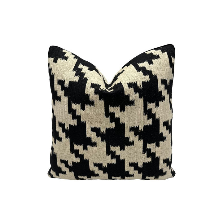 Midnight Houndstooth in Black