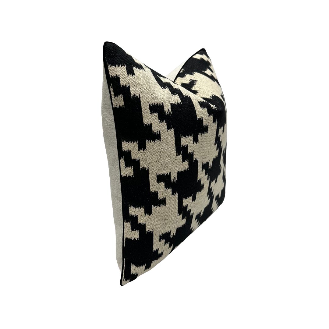 Midnight Houndstooth in Black