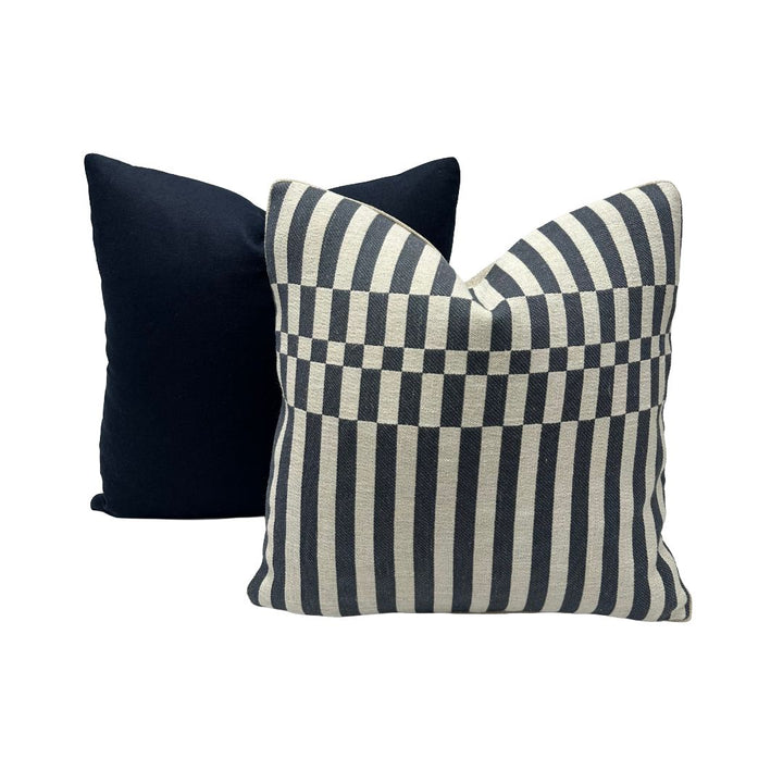 George Spencer - Check Stripe in Navy