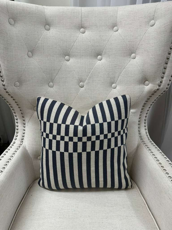 George Spencer - Check Stripe in Navy