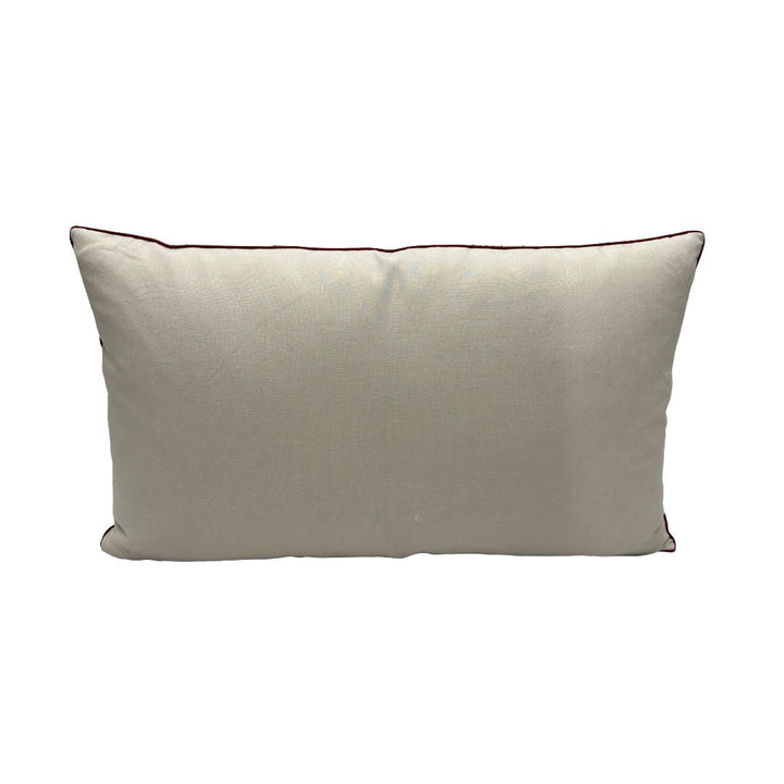 Colefax & Fowler - Honeysuckle Garden Embroidery in Red/Gold