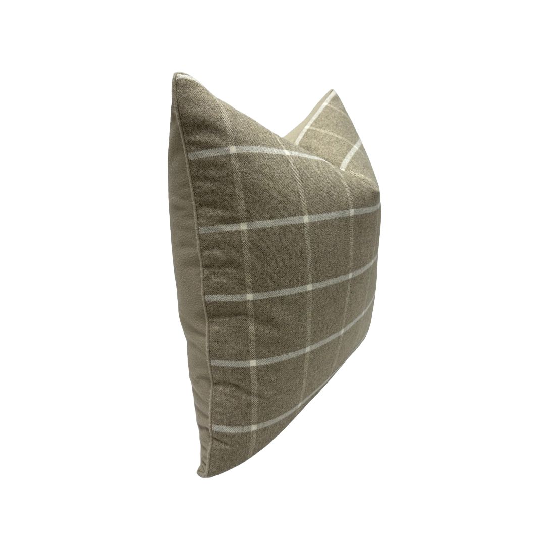 Somerset Windowpane in Taupe