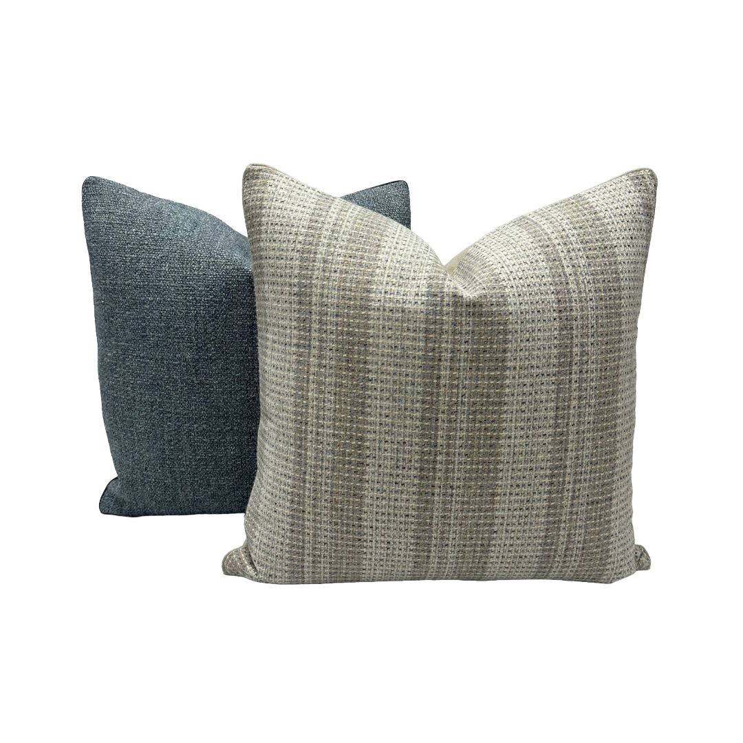 Langley Weave in Natural Blue