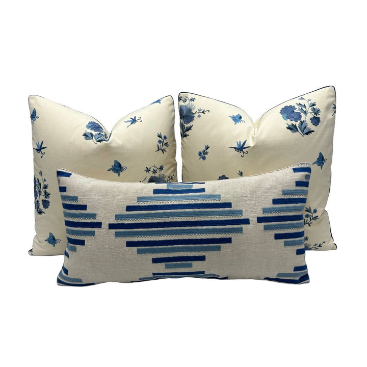 Carleton V - Porcelain Floral Toss in Indigo/Cream