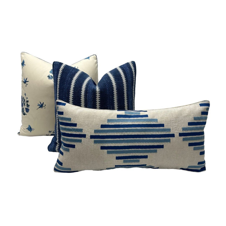 Carleton V - Porcelain Floral Toss in Indigo/Cream