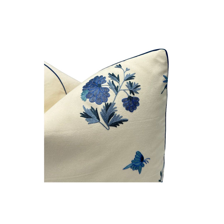 Carleton V - Porcelain Floral Toss in Indigo/Cream