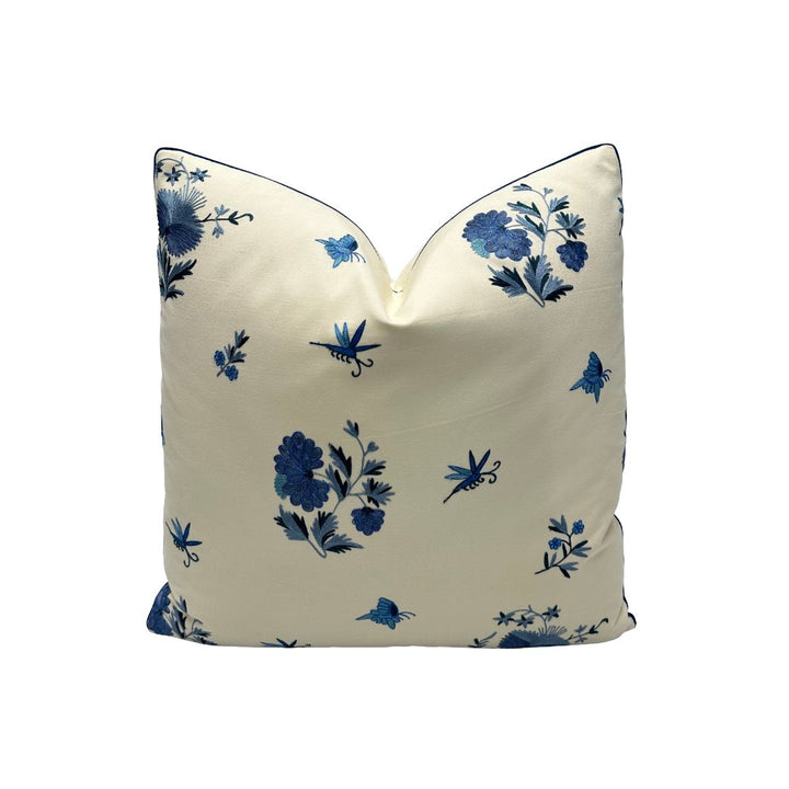 Carleton V - Porcelain Floral Toss in Indigo/Cream