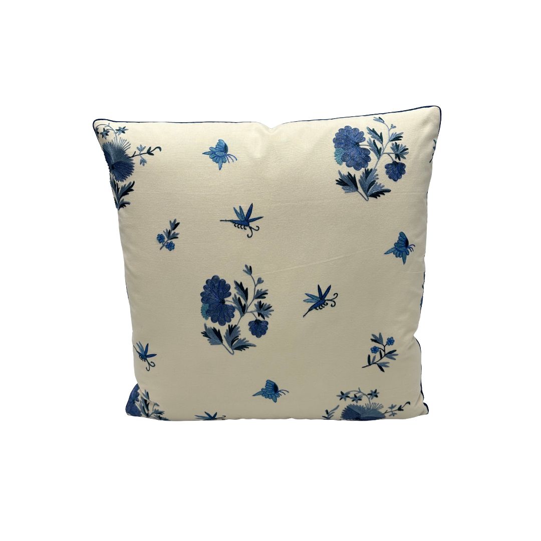 Carleton V - Porcelain Floral Toss in Indigo/Cream