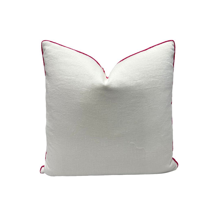 Schumacher - Tangier Embroidery in Peony