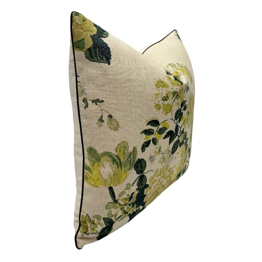 Clarence House - Dahlia Hand Block in Green