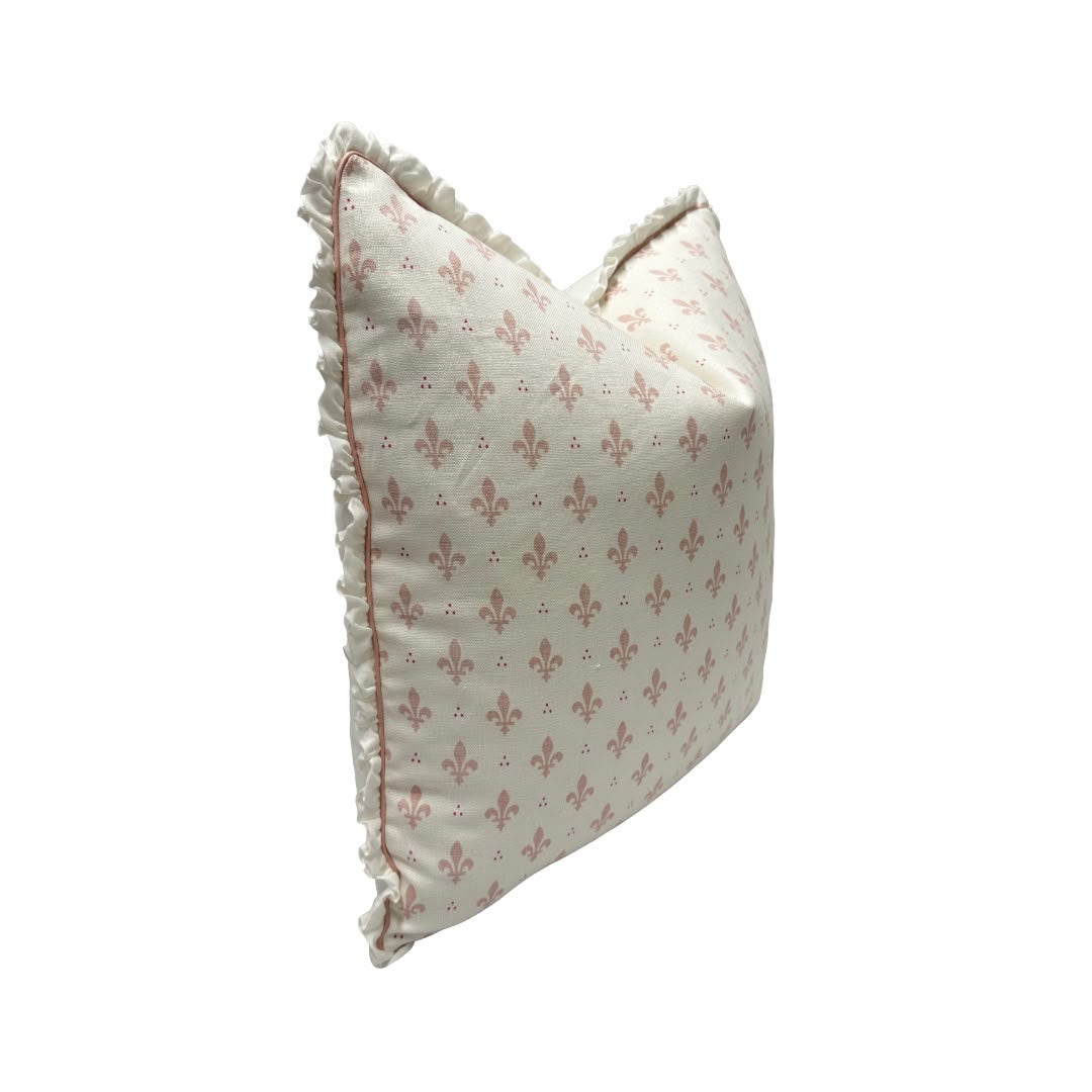 Schumacher - Fleur De Lis in Blush