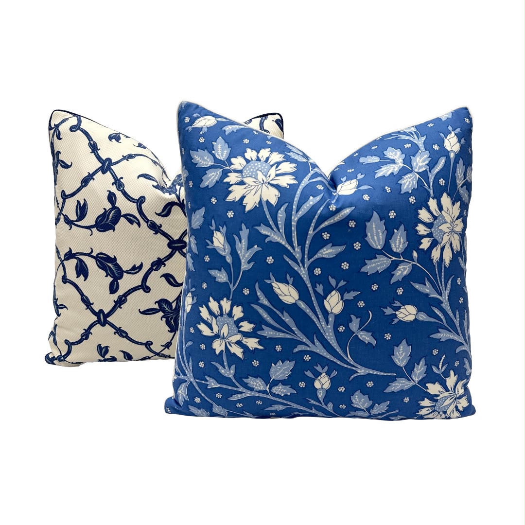 Brunschwig & Fils - Verrieres (Cotton) in Blue