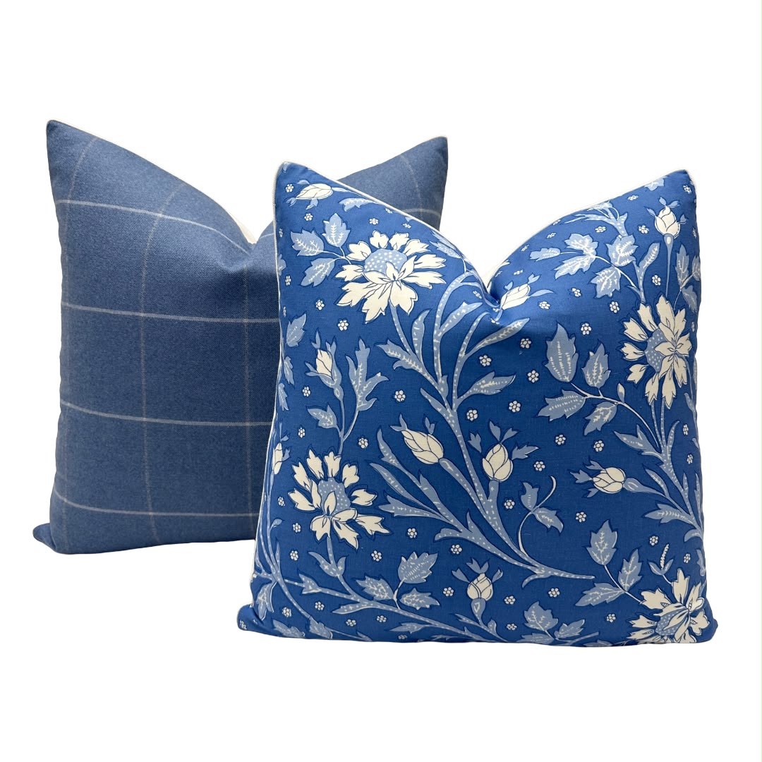 Brunschwig & Fils - Verrieres (Cotton) in Blue