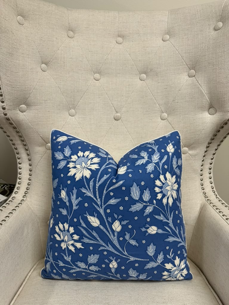 Brunschwig & Fils - Verrieres (Cotton) in Blue