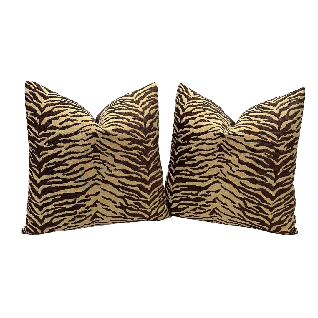 Tiger Stripe in Espresso & Sand