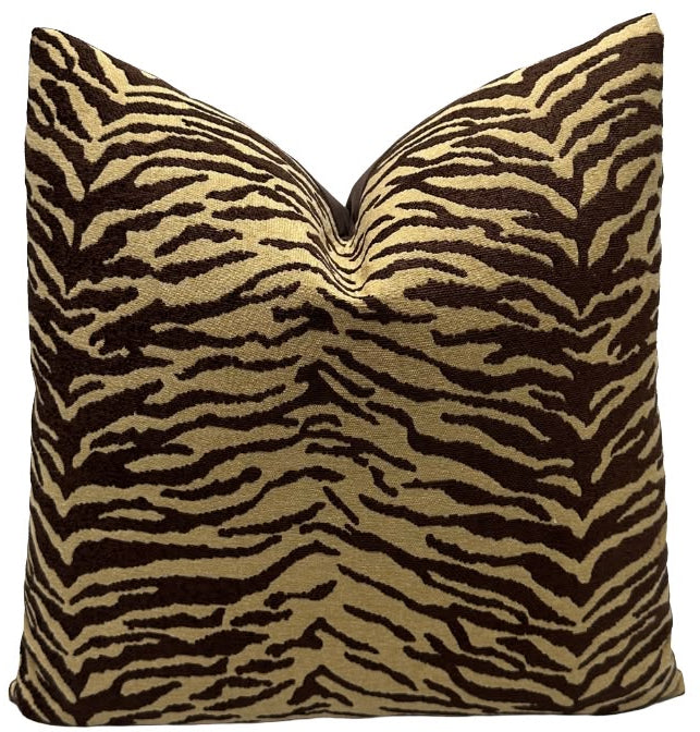 Tiger Stripe in Espresso & Sand
