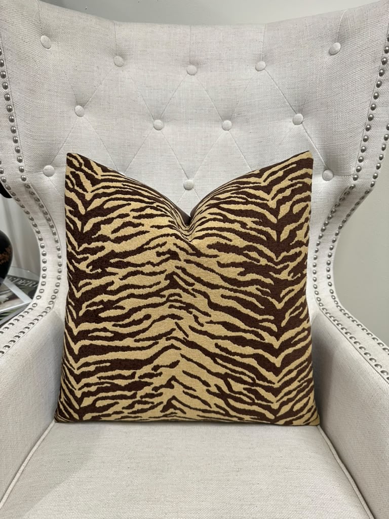 Tiger Stripe in Espresso & Sand