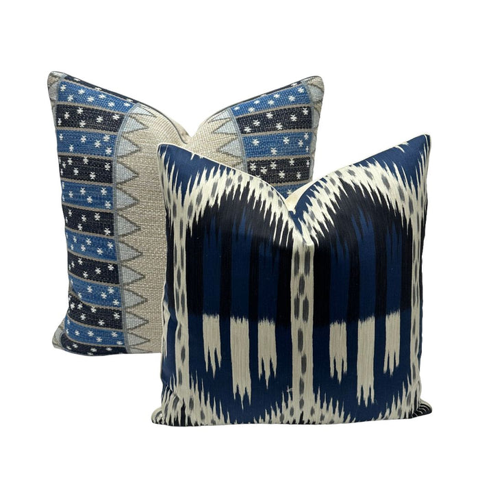 Schumacher - Bukhara Ikat in Indigo