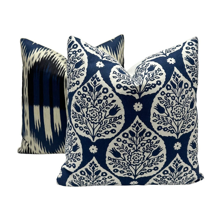 Schumacher - Bukhara Ikat in Indigo