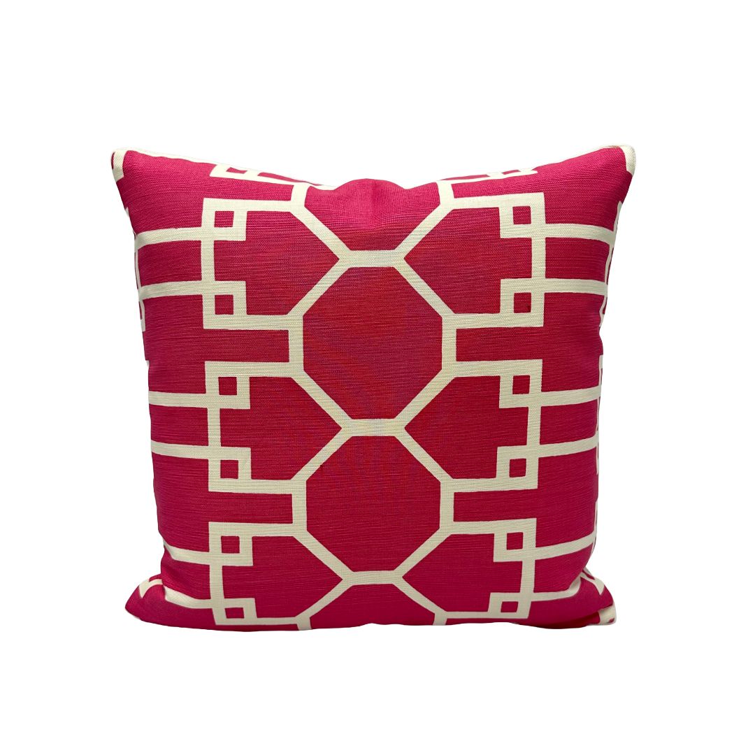 Quadrille - Brighton Reversed in Magenta on Tint